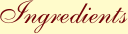 Ingrédients